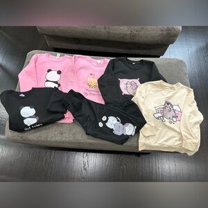 Girls Sweatshirt and Sweatpants bundle Size 7/8